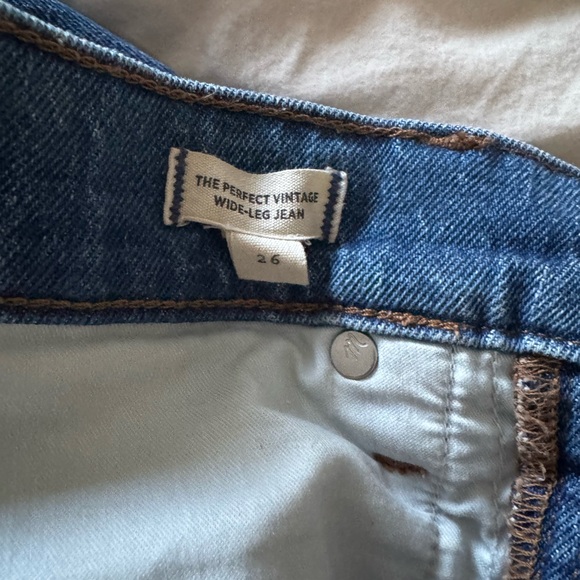 The perfect vintage wide leg jean, Madewell. Size 26. - Picture 2 of 4